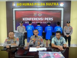 2 Pekan Gelar Operasi Pekat Anoa 2025, Polda Sultra Amankan 97 Pelaku Kriminal