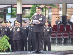 Pimpin Upacara Harkitnas, Wakapolda Sultra Sampaikan Amanat Menteri Komdigi