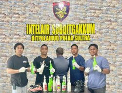 Ditpolairud Polda Sultra Amankan Seorang Nelayan Penguna Bahan Peledak di Perairan Pulau Bokori