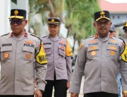Kapolda dan Wakapolda Sultra Cek Pos Pam dan Pos Yan Operasi Lilin Anoa 2025